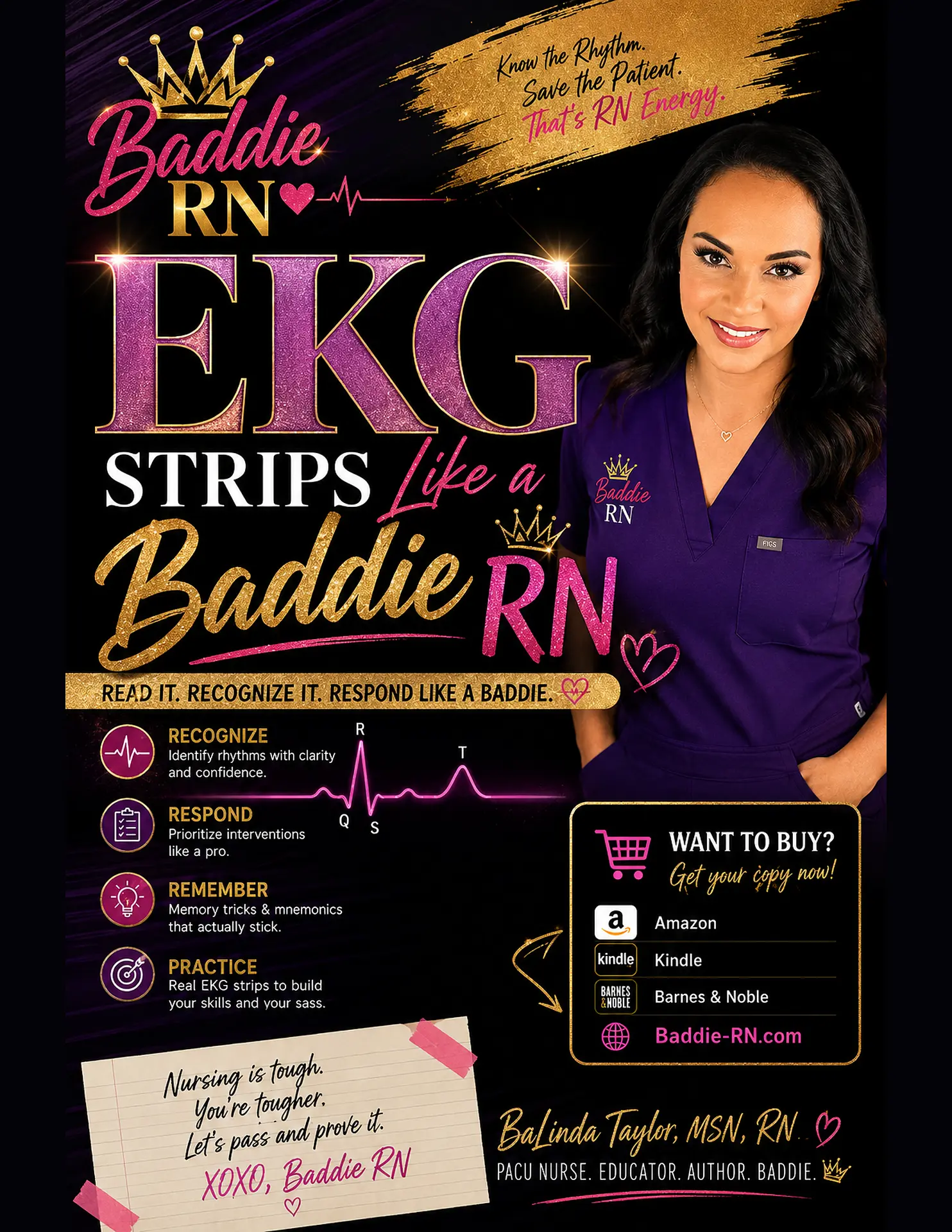 EKG Strips Like a Baddie RN book cover